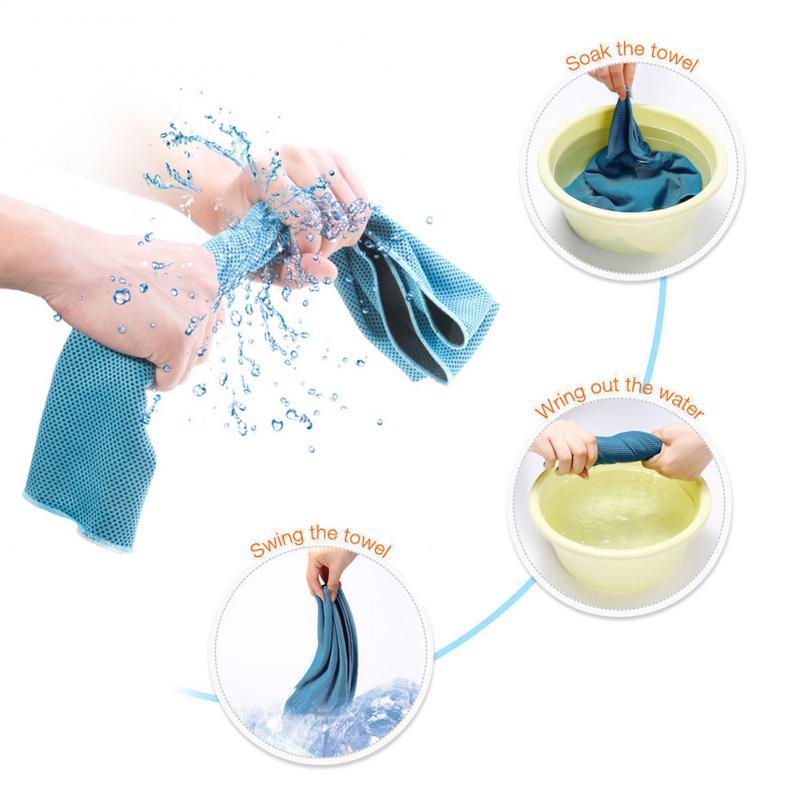 Fitness Sports Microfiber Cooling Ice Cold Towels