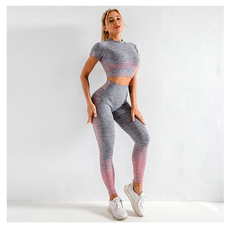 Elastic fitness sports yoga outfit