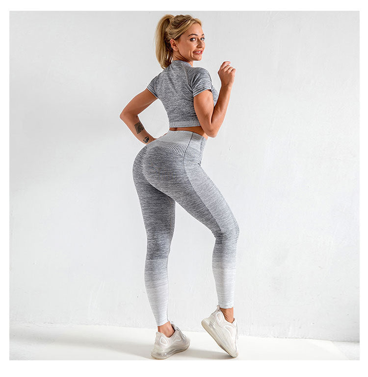 Elastic fitness sports yoga outfit