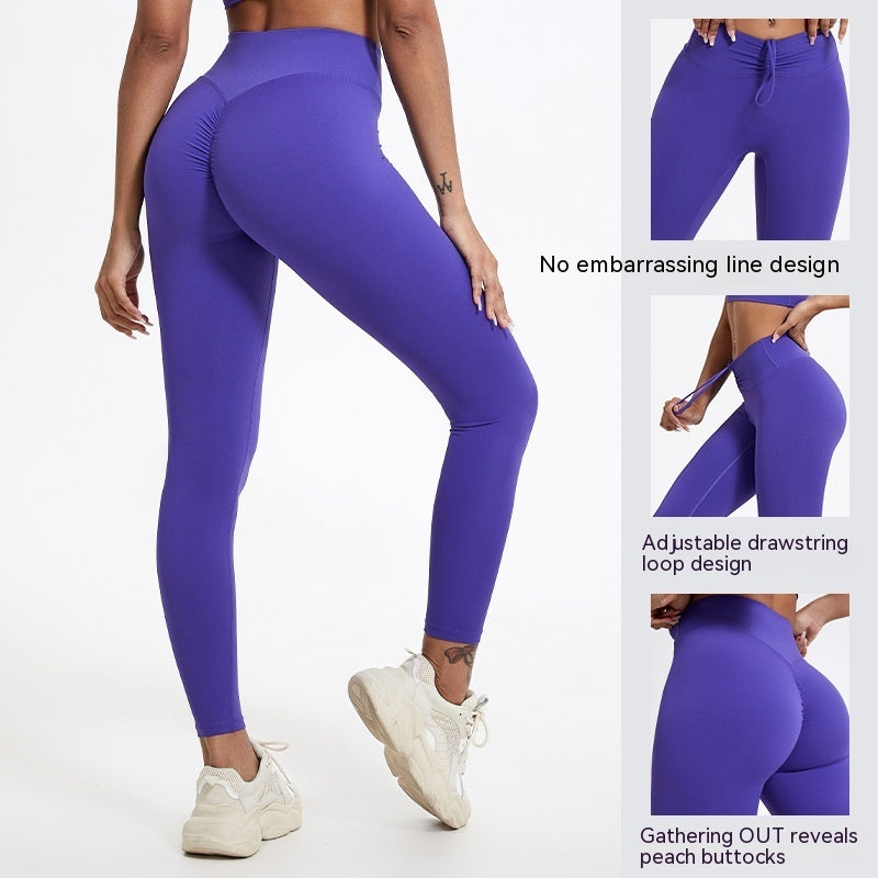 Yoga Leggings Outdoor Running Women Hip Lifting Pants