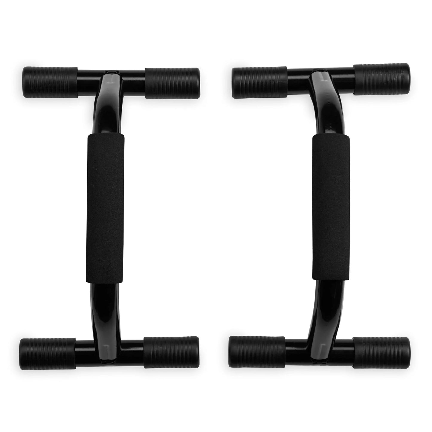 Sturdy Pair of Black Push-Up Bars.